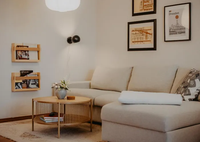 Апартаменты Elegant, 2 Rooms, Balcony, Kitchen Дрезден